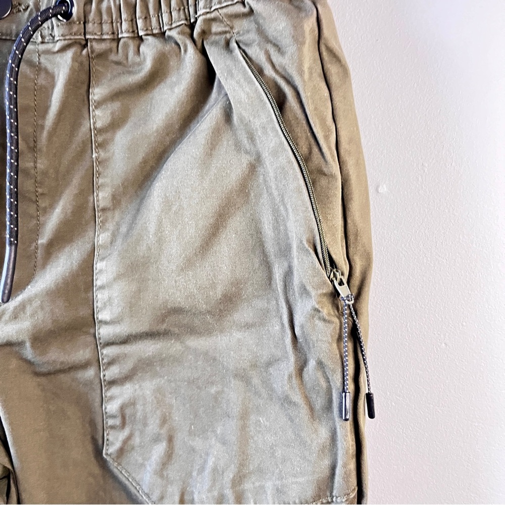 Denim Co. Dark Kaki Cuffed Cargo Men's Size Medium - Picture 5 of 14